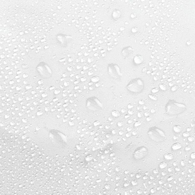 White Shower Curtain Liner 72 x 72 inch Plastic Shower Liner Washable Inside Shower Curtain Liner PEVA Shower Curtains for Bathroom with Magnets and Rustproof Metal Grommet Holes