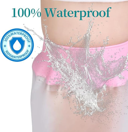 Waterproof Cast Covers for Shower Leg, Knee Surgery Recovery Equipment, Cast Protector for Showering Leg Adult Wounds, Cast Cover Leg Adult After Surgery, Shower Boot Cover Waterproof Foot, Reusable