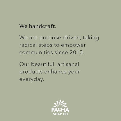 Pacha Soap Co. Bar Soap Variety Set - Signature Scents, Premium Handcrafted Trial & Travel Size Bars for Face, Hands & Body, Hydrating Formula with Clean Ingredients, Made in USA, 2-Pack, 7 oz Each