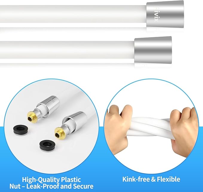 Extra Long Replacement Shower Hose Extension Handheld Shower Head Hose 70 Inches Flexible and Durable with Brass Insert and Nut rv shower head with hose