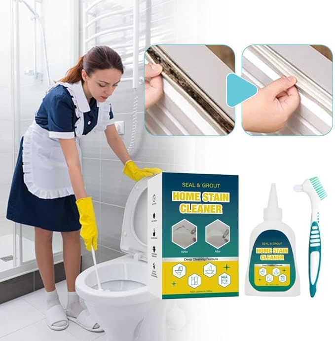 Deep Cleanings Gel for Tile Gaps – Remover Moldss Stains From Front Loader Washing Machine Seals, Fridge Rubber, Shower, Walls – Bathroom & Kitchen Cleaners for Home, Laundry, Grout, 200ml