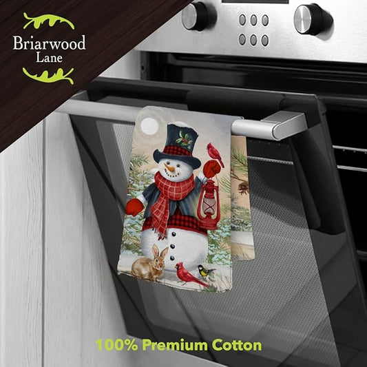 Briarwood Lane Snowman and Friends Cotton Hand Towel