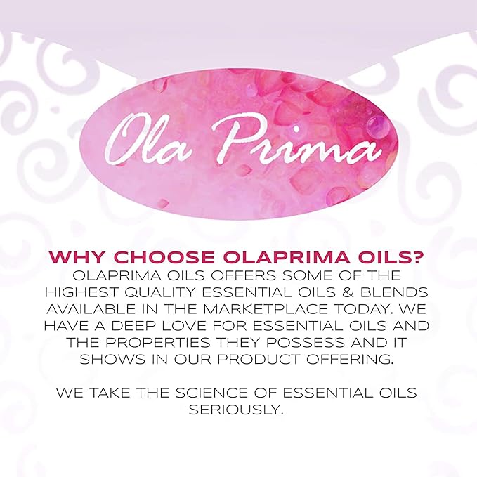 Ola Prima Oils Vanilla Essential Oil 4 oz - Vanilla Essential Oil for Diffuser, Candles, Soap Making, Aromatherapy, and Skin