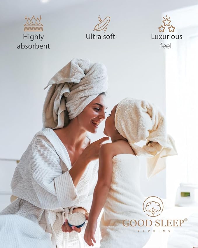 100% Cotton Bath Towels, Pack of 2 Towels for Bathroom, Luxury 700 GSM Bath Towel, Highly Absorbent Bathroom Towel Set, 30 x 60 Inches Large Bath Towels, Super Soft & Quick Dry Towel Set, Blush