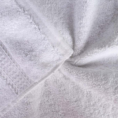 Superior Egyptian Cotton Pile 8 Piece Towel Set, Includes 2 Bath, 2 Hand, 4 Face Towels/Washcloths, Ultra Soft Luxury Towels, Thick Plush Essentials, Guest Bath, Spa, Hotel Bathroom, White