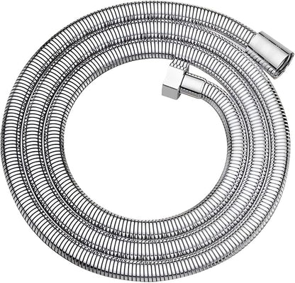 Replacement Shower Hose, 1.5 M High-Flow Stainless Steel, Anti-Burst, Ideal for Broad Coverage in Various Shower Systems