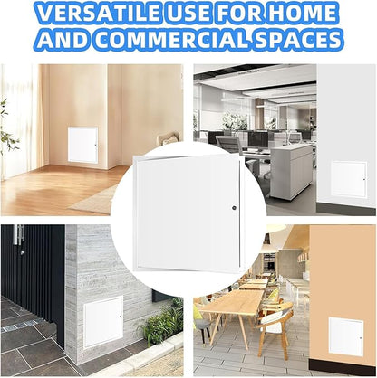 22" x 22" Metal Access Panel, 1MM Thickened Access Panel for Drywall, Aluminum Access Panel for Walls and Ceilings, Rust-Resistant and Easy-to-Install Drywall Access Panel