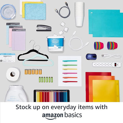 Amazon Basics 4-Shelf Adjustable Heavy Duty Steel Wire Rack Storage Shelving Organizer for Kitchen, Garage, 36" L x 14" W x 54" H, Chrome Silver