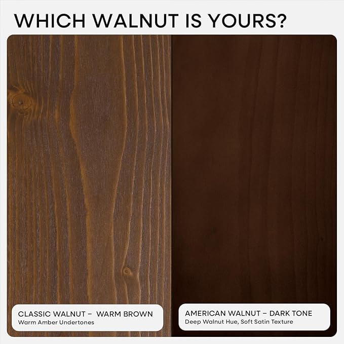 Homeforia Walnut 36 inch Floating Shelf, High End Solid Real Wood 36inch Large Shelves for Bathroom Wall, Dark Brown 36 inches Long Floating Shelves, Heavy Duty Bracket, 36 X 6.5 X 1.75 inch, Set of 2