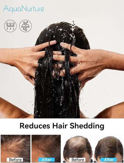 Filtered Shower Head with Filters, High Pressure Filter Showerhead for Healthier Hair & Skin, Remove Chlorine and Heavy Metals For Hard Water, 3 Modes 7 Inch Best Shower Heads 2.5 GPM,Brushed Nickel