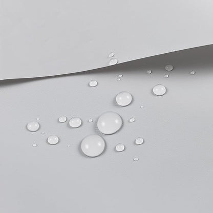 Barossa Design Gray Silver Long Shower Curtain Liner 78" Height - 3 Magnets & Waterproof Lightweight PEVA Shower Liner for Bath Tub, PVC Free, Metal Grommets, Silver Gray, 72x78