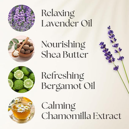 Nurture by Nature Relaxing Spa Gifts for Women - New Mom Gifts Care Package for Women with Deep Sleep Pillow Spray & Bath Salts, Vegan & Cruelty Free New Mommy Essentials - Baby Shower Gift Baskets
