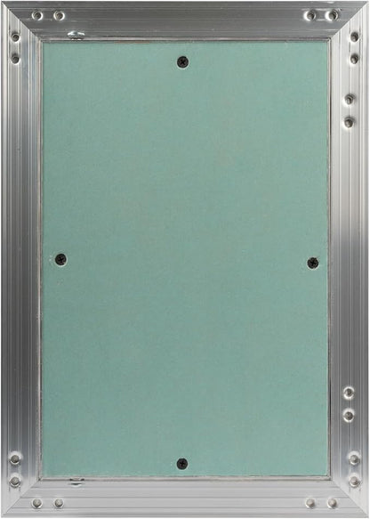 8" x 12" Inch Aluminum Drywall Access Panel - Service Shaft Door - Plumbing, Electricity, Heating, Alarm Wall Inspection hatch for Drywall - Bathroom Service Access Hole Cover