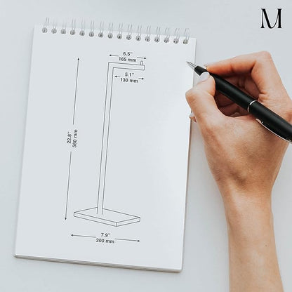 MARMOLUX ACC Free Standing Matte Black Toilet Paper Holder Stand White Marble Base and Storage - 4 Jumbo Roll Bathroom Hardware Toilet Tissue Organizer - Stainless Steel Bathroom Decor Accessory