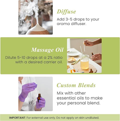 Handcraft Blends Organic Lemongrass Essential Oil – 1 Fl Oz – 100% Pure and Natural – Premium Grade Essential Oil for Diffuser and Aromatherapy