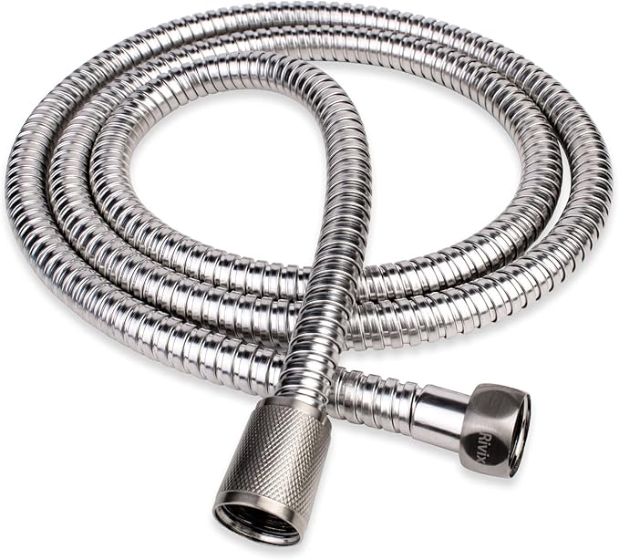 Shower Hose, 70 Inch Extra-Long Stainless Steel Handheld Shower Head Hose with Stainless Steel Insert and Nut,Brushed Nickel Finish