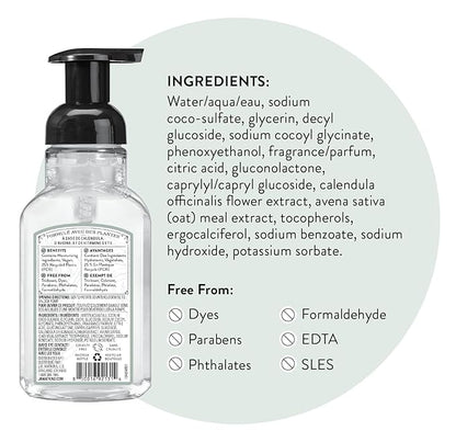 J.R. Watkins Foaming Hand Soap Pump with Dispenser, Moisturizing Hand Soap Foam, Alcohol-Free, Cruelty-Free, , Use for Kitchen or Bathroom, Eucalyptus, 9 fl oz,3 Pack
