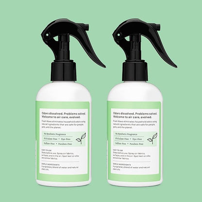 Fresh Wave Original Scent Odor Removing Spray, 8 fl. oz. | Pack of 2 | Odor Absorber for Home, Furniture, Fabrics & Trash | Safer Odor Relief