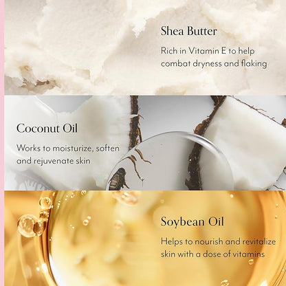 Bliss Body Butter Lotion Trio: Lemon & Sage, Grapefruit & Aloe, Blood Orange & White Pepper. Moisturizing, vegan, cruelty-free body lotion for dry skin. Great for women & men. 6.7 Fl Oz, 3-pack