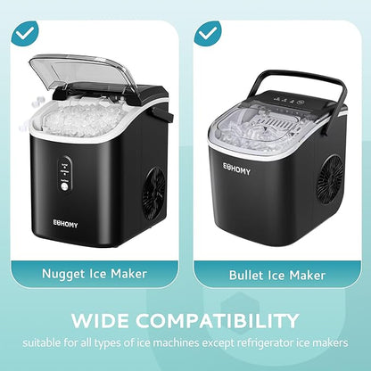 EUHOMY 32 Uses Ice Machine Cleaner Descaler (1 Gallon / 3.75L), 128 Fl OZ Ice Maker Cleaner, Ideal Universal Descaling Solution for All Brands Ice Maker, Single Use Coffee and Espresso Machines