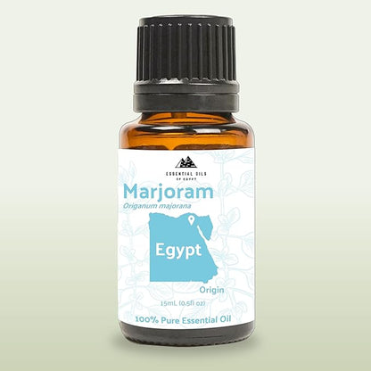 Marjoram Essential Oil - Aceite de Mejorana Direct from Egypt for Massage & Aromatherapy | Premium Therapeutic Grade (2lbs)
