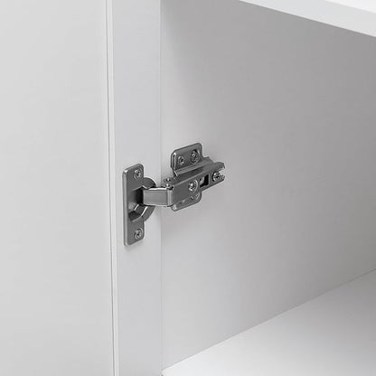 Favfurish 70" Tall Bathroom Storage Cabinet with Doors,Modern Linen Cabinets w/Adjustable Shelves & Anti-Tipping Device,Easy Assembly,Freestanding Organizer for Dining Room,Kitchen,Office,White