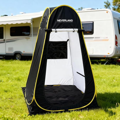NEVERLAND Pop up Privacy Shower Tent - Portable Changing Shower Tent, Dressing Room, Bathroom, Outdoor Rain Shelter for Camping, Hiking, Beach