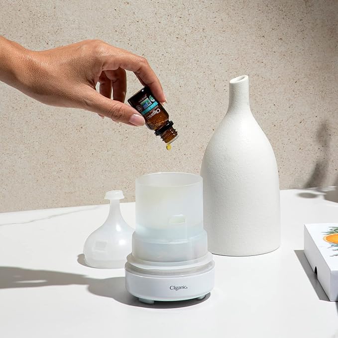 Cliganic Organic Eucalyptus Essential Oil - 100% Pure Natural for Aromatherapy Diffuser | Non-GMO Verified (Packaging May Vary)