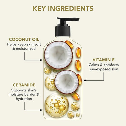 Botanic Hearth Coconut & Ceramide Body Lotion | Barrier Repair with 5 Oil Blend & Butters, Deep Hydration, Paraben Free, 5-in-1 Care, 16 fl oz / 473 ml