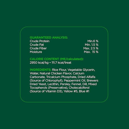 Minties Dental Chews for Dogs, 24 Count, Vet-Recommended Mint-Flavored Treats for Large Dogs Over 50 lbs, Dental Bones Clean Teeth, Fight Bad Breath, and Removes Plaque and Tartar