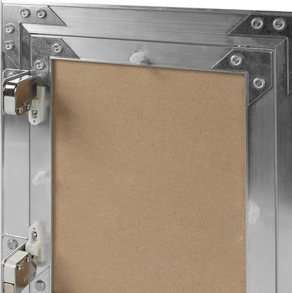 8" x 10" Inch Aluminum Drywall Access Panel - Service Shaft Door - Plumbing, Electricity, Heating, Alarm Wall Inspection hatch for Drywall - Bathroom Service Access Hole Cover