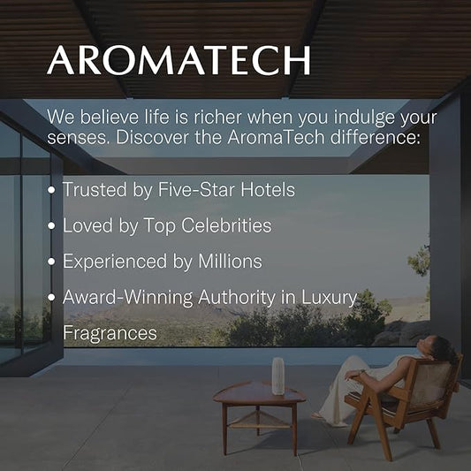 AromaTech Leather & Tobacco Aroma Oil for Scent Diffuser - 10 Milliliter