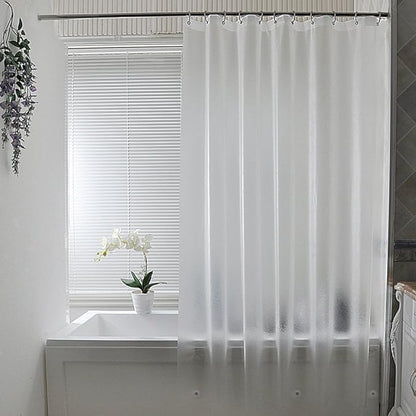 AooHome Frosted Shower Curtain Liner 8G Eva Extra Long Shower Curtain 72x78 Inch with Heavy Duty 5 Bottom Magnets, Thick Shower Liner for Shower Stall, Bathtubs, Semi Transparent