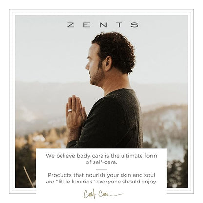 Zents Hand & Body Wash (Water Fragrance) | Hydrating Anti-Aging Cleanser with Organic Shea Butter & Aloe for Dry Skin | Gentle & Nourishing | 10 fl oz
