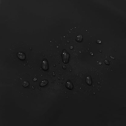 Barossa Design Black Stall Shower Curtain Liner 36" W x 72" H - Waterproof PEVA Plastic Shower Liner for Small Bathroom Stall, Lightweight Bath Curtain with 3 Magnets & Metal Grommets - Black