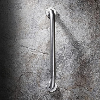 Stainless Steel Bathroom Safety Shower Grab Bar, Anti Slip Bathtubs Grab Bars,Toilet Assist Saft Handle Handrail ADA Compliant 500lbs for Handicap Elderly Senior (Brushed, 24 Inches 2 Pack)