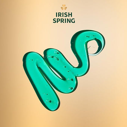 Irish Spring Men's Body Wash Pump, Original Clean Body Wash for Men, Smell Fresh and Clean for 24 Hours, Cleans Body, Hands, and Face, Made with Biodegradable Cleansing Ingredients, 30 Oz Pump
