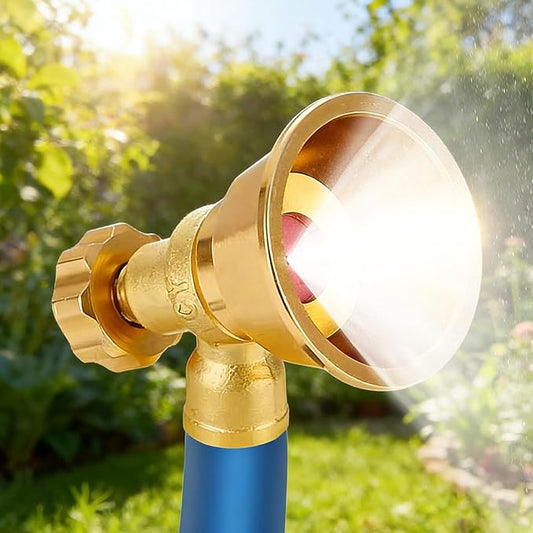 High Pressure Garden Hose Nozzle Spray | Durable Hose Attachment For Watering Plants, Seedlings, Flowers, Lawn, Irrigation, And Pet Showering, Gardening Accessory For Home And Outdoor Use