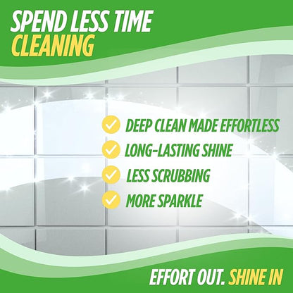 Oh Yuk Tub and Tile Cleaner – Concentrate Refill Makes 4 Bottles | Dissolves Soap Scum and Grime | Use on Tubs, Tile, and Shower Walls | Biodegradable, Vegan, Cruelty-Free | Made in USA