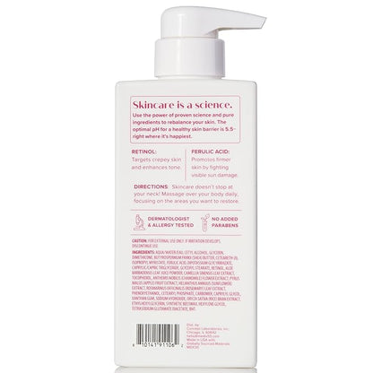 MEDIX Fragrance Free Retinol Face Moisturizer & Body Lotion Crepey Skin Care Treatment | Anti Aging Firming Retinol Cream For Face Targets Loose Crepe Skin, Wrinkles, & Fine Lines, 15 Fl Oz, 2-Pack