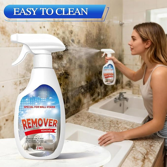 Highly Effective Removal Spray, Wall Cleaner Spray, Dust and Dirt Removal, 8.12 Fl oz, for Wood, Tile, Fabric, Bathrooms, Kitchens