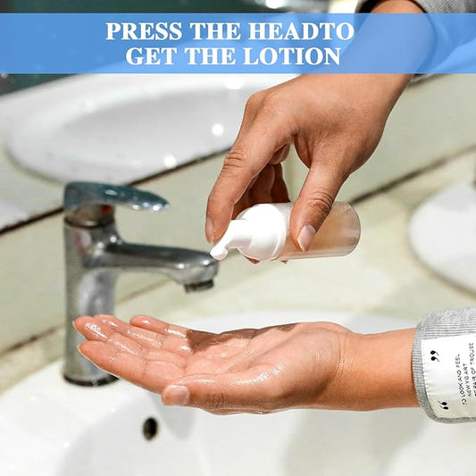 2 Pack Foam Pump Bottle Travel Small Size Mousse Foam Soap Dispenser Mini Empty Clear Plastic Foaming Soap Dispenser Refillable Pump Containers for Face Wash Lash Shampoo Skin Care 50 ml/1.7 oz