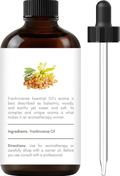 Handcraft Blends Frankincense Essential Oil – 1 Fl Oz – 100% Pure and Natural – Premium Grade Essential Oil for Diffuser and Aromatherapy, Skin, Massage, Candle and Soap Making Fragrance