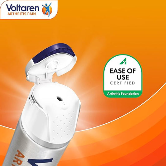Voltaren Arthritis Pain Gel for Powerful Topical Arthritis Pain Relief with Diclofenac - NEW Easy Open Cap - 100 g Tube And 20 g Travel Size Tube
