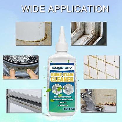 Sugelary Home Stain Cleaner, 5 fl oz Mold Stain Cleaner Gel for Washing Machine, Home Stain Cleaning Gel for Fridge, Tile, Grout, Sink and Bathroom Use
