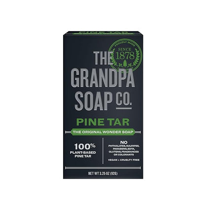 Grandpa's Pine Tar Soap Medium Size - 3.25 oz