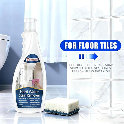 Hard Water Stain Remover, Shower Glass & Shower Door, Toilet Bowl Cleaner, for Calcium Build Up,Meet All Household Cleaner Needs 16 oz(600 grams)