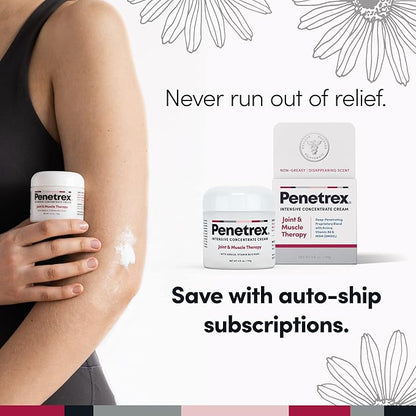 Penetrex Joint & Muscle Therapy Trio - Soothing Comfort for Back, Neck, Hands, Feet - Premium Whole Body, Rub with Arnica, Vitamin B6 MSM & Boswellia - 2oz, 3oz, 4oz