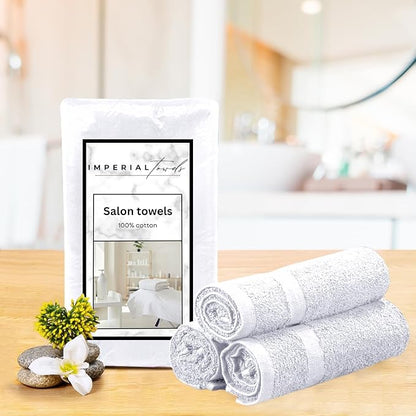 50 PK Saloon Towel White