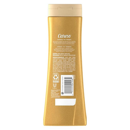 Caress Body Wash, Shea Butter & Brown Sugar, Moisturizing Body Wash for Gorgeous, Radiant Skin, Exfoliating Body Soap Liquid, 20 Fl Oz (Pack of 2)